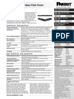 Dp6A 10gig Punchdown Patch Panels: Specifications