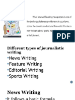Journalistic Writings