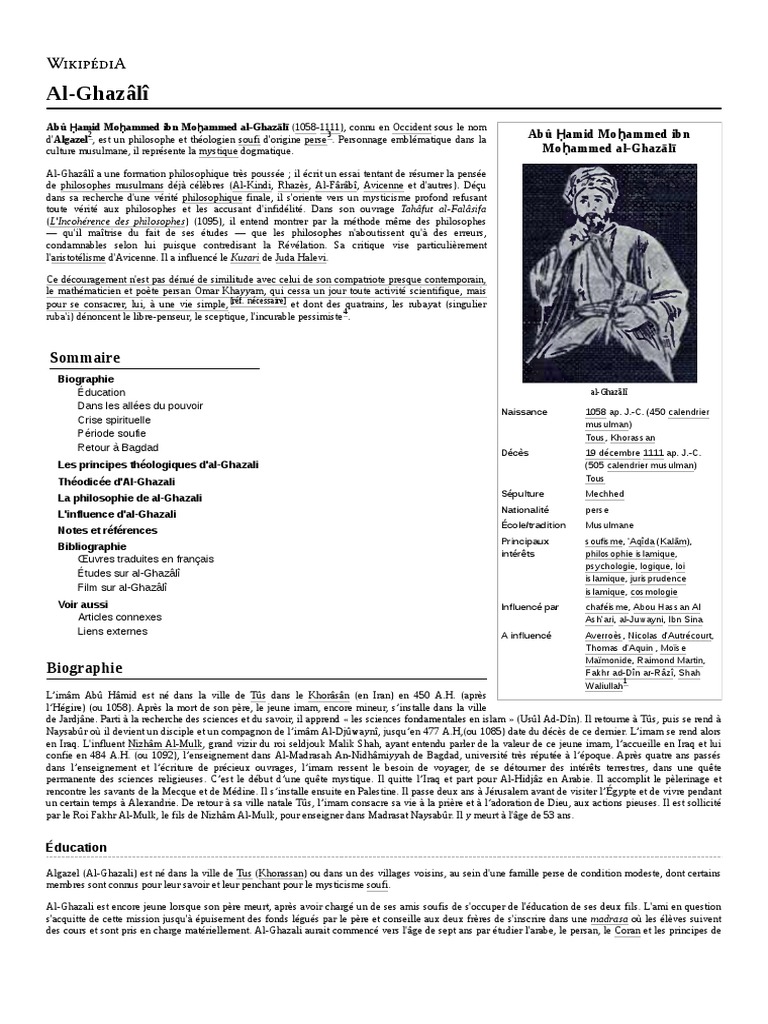 Al Ghazali Pdf Coran Islam