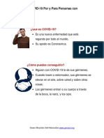 Informacionde Del Covid 19 Por y para Personas Con Discapacidad PDF