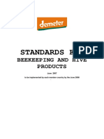 Demeter International Bee Standards