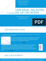 Deformación Axial, Relación Poisson, Ley de Hooke