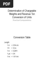 Conversion of Units