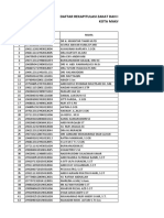 Daftar Rekapitulasi Zakat Dan Infaq Asn Dinas Sosial Kota Makassar Kota Makassar Tahun 2020