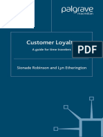 Customer Loyalty A Guide For Time Travelers PDF