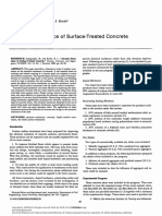 Resistance of Surface - Treated Concrete