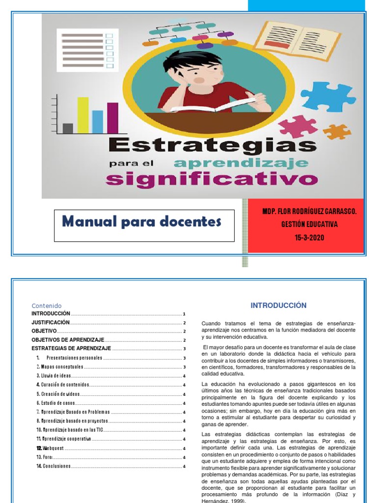 Manual de Estrategias Docentes | PDF | Simulación | Aprendizaje