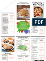 Healthy Recipes Pamphlet PDF