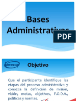 Bases Administrativas