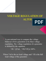 Voltage Regulation of Alternators