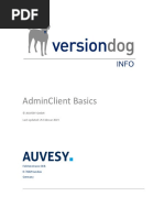 Adminclient Basics: © Auvesy GMBH