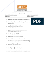 Assignment I MATH114