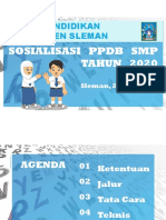 Sosialisasi PPDB Sleman 2020 - SMP Negeri & Swasta