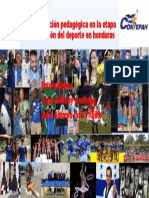 Fundamentación Pedagógica en La Etapa de Iniciación Del Deporte en Honduras