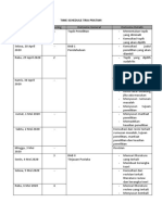 Time Schedule Tria Pratiwi