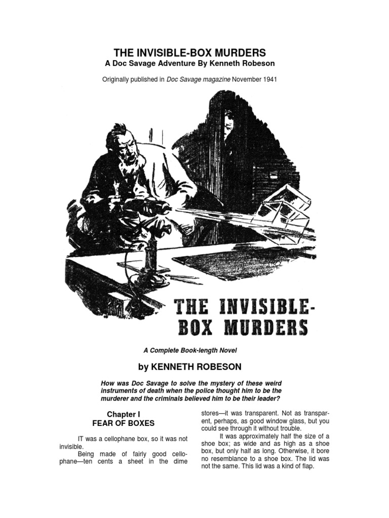 105 - The Invisible-Box Murders | PDF | Nature