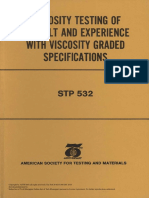 Viscosity Testing of Asphalt and Experience With Viscosity Graded Specifications STP532-EB.29769
