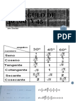 Triángulo de 30° J60° y 45 Selección