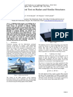 Lightning Current Test On Radars and Similar Structures