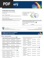 Confirmation of Learning: Accreditation