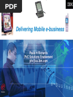 Delivering Mobile E-Business: Paula H Richards PVC Solutions Enablement