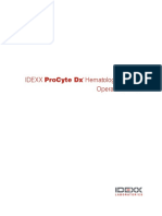 Idexx Procyte DX Hematology Analyzer Operator'S Guide