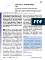 Formation of Nucleobases in A Miller - Urey Reducing Atmosphere