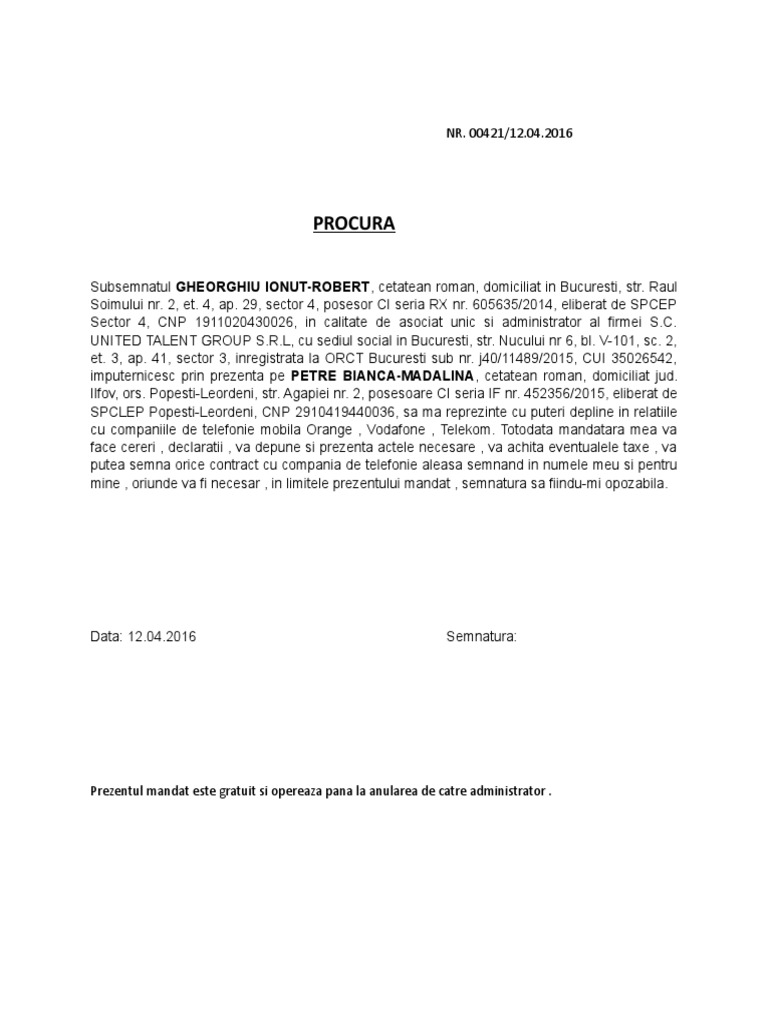 Procura | PDF