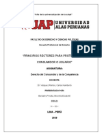 Informe Sesión 3 - Principios Rectores de Proteccion Del Consumidor o Usuario