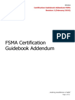 Certification Guidebook Addendum FSMA Revision 2 (February/2019)