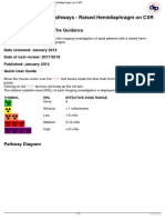 Diagnostic Imaging Pathways - Raised Hemidiaphragm On CXR: Population Covered by The Guidance