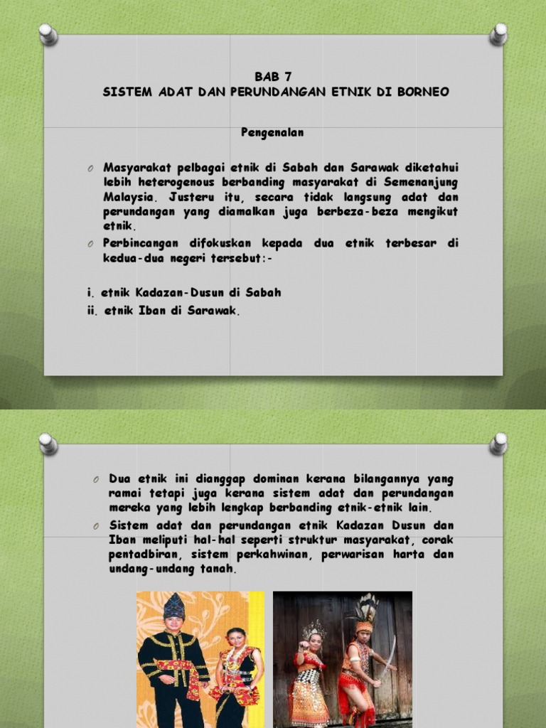 Adat Adat Sabah Dan Sarawak 2 Pdf
