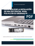 Crucial Nvme Pcie m2 SSD Install Guide - Es ES