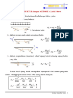 ANALISIS STRUKTUR DENGAN CLAPEYRON