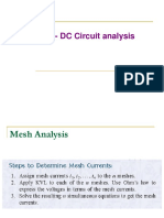 DC Circuit Analysis: Mesh, Supermesh, Nodal & Supernode Techniques
