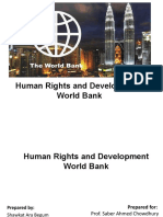 Human Rights and Development: World Bank