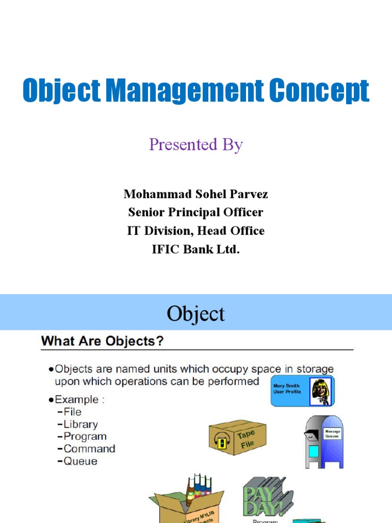 02 - Object Management Concept | PDF | File System | Ibm System I