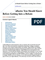 15 Logical Fallacies You Should Know Before Getting Into A Debate