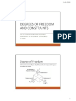 Degrees of Freedom and Constraints