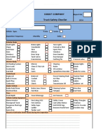 Vehicle Inspection Checklist