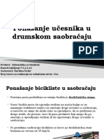 Ponašanje Učesnika U Drumskom Saobraćaju2