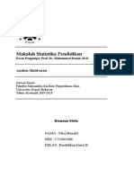 Analisis Multivariat