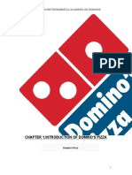 Chapter 1.introduction of Domino'S Pizza: Project On Environmental Scanning On Dominos