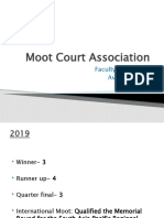 Moot Court Association: Faculty-in-Charge Avinash Singh
