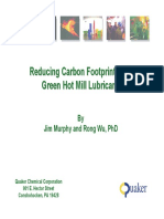 Reducing Carbon Footprints with Green Hot Mill Lubricants