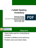 Follett Destiny Inventory: Thomas Chang