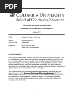 Download Syllabus - Consumer Behavior and Marketing Strategies by Brian Reich SN46418740 doc pdf