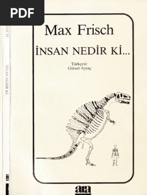 Max Frisch Insan Nedir Ki Pdf