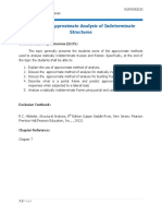 Module 02: Approximate Analysis of Indeterminate Structures: Intended Learning Outcomes (ILO's)