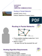 Routing in Packet Networks: Unit 03.02.02 CS 5220: Computer Communications